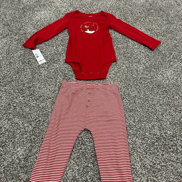 New with tags! Carter's My Very First Christmas 2 piece Set, Santa, 24 months - Picture 2 of 8